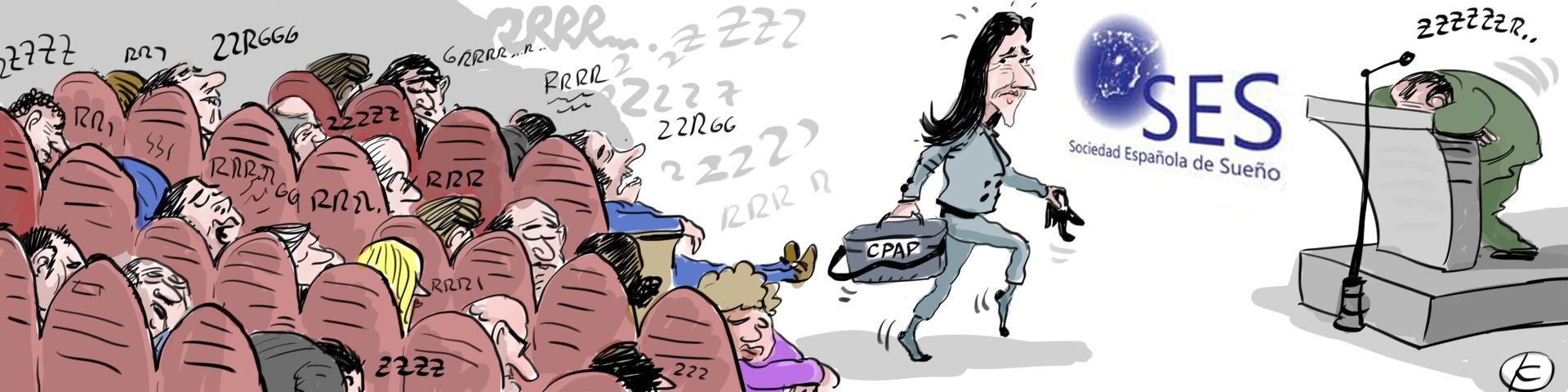 La viñeta de Cerrajería sobre la nueva presidenta de la Sociedad Española del Sueño