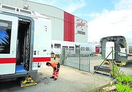 Talgo tiene dos fábricas, una en Las Matas (Madrid) y la otra en Rivabellosa (Álava).