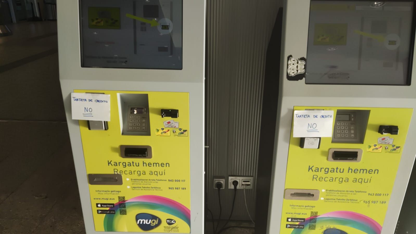 La estación de autobuses de Vitoria arranca con fallos en las máquinas expendedoras