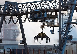 Imagen de la planta de ArcelorMittal en Sestao.