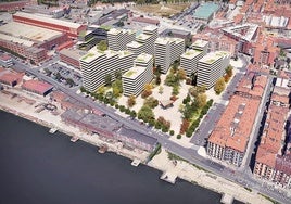 Infografía de cómo quedará el proyecto residencial cuando culminen las obras.