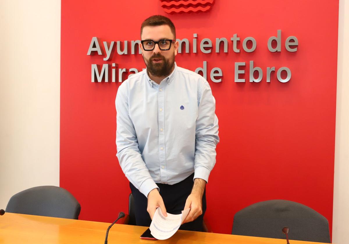 Pablo Gómez, nuevo portavoz del PSOE en el Ayuntamiento de Miranda