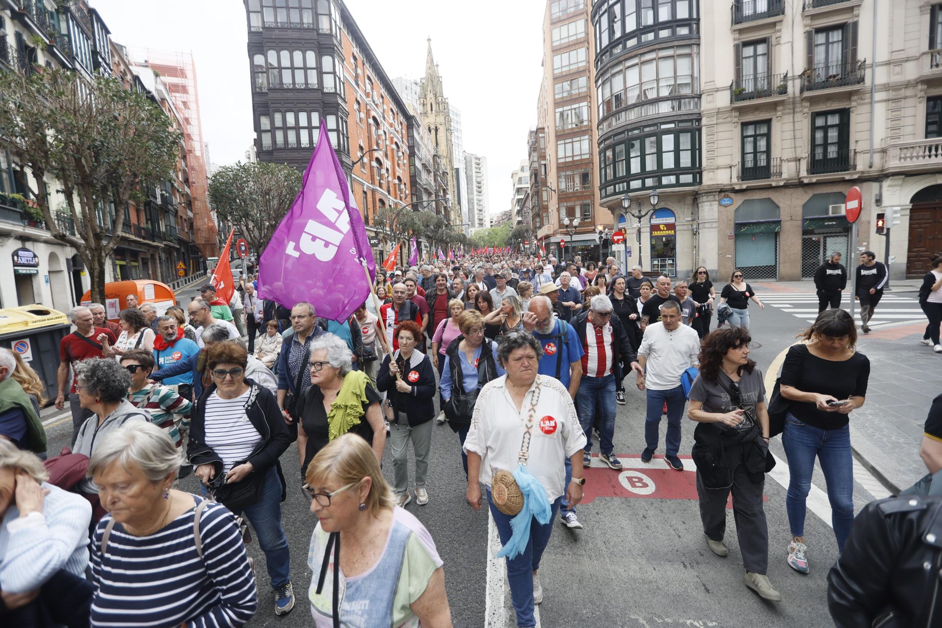 Las manifestaciones por el 1 de mayo, en imágenes