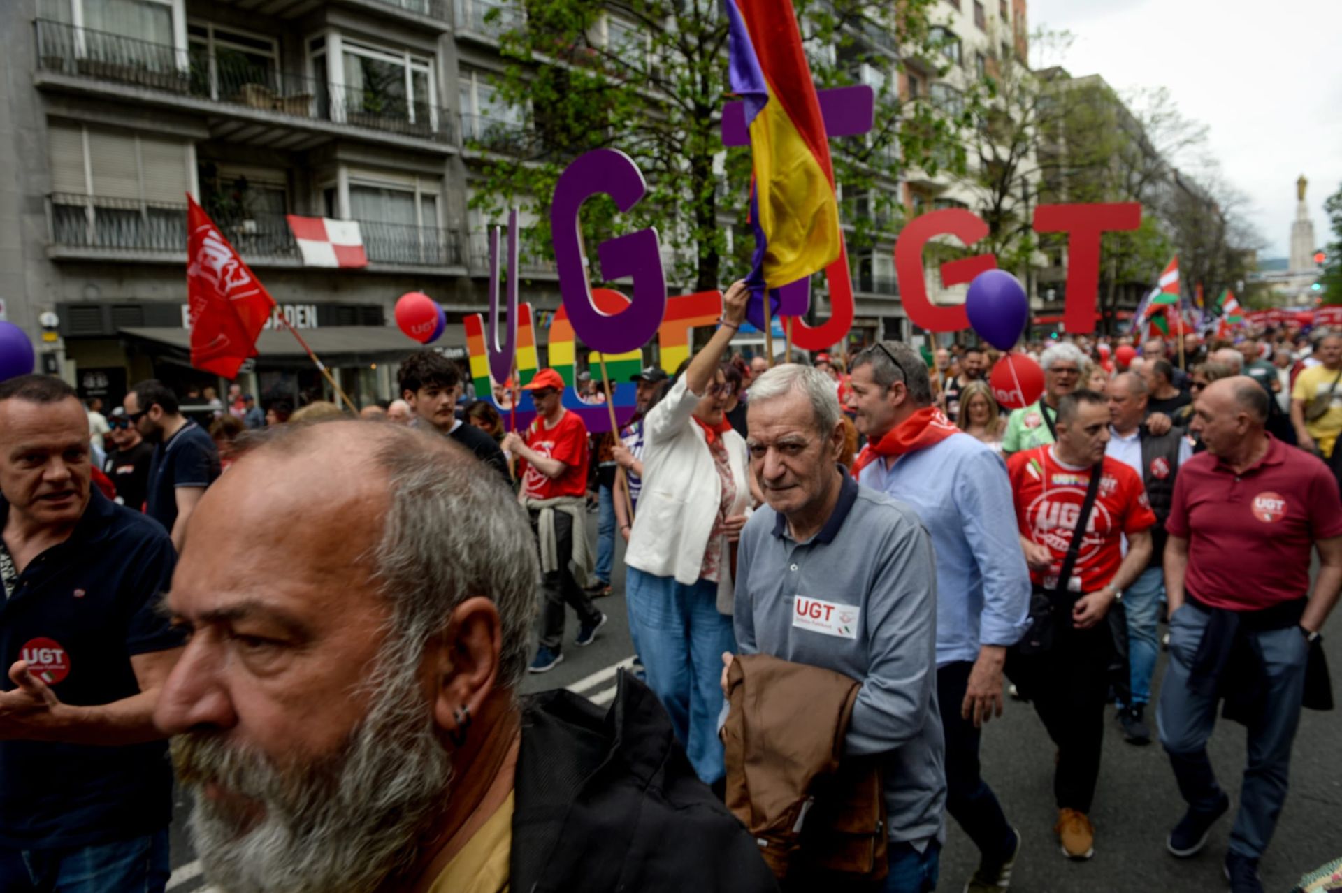 Las manifestaciones por el 1 de mayo, en imágenes
