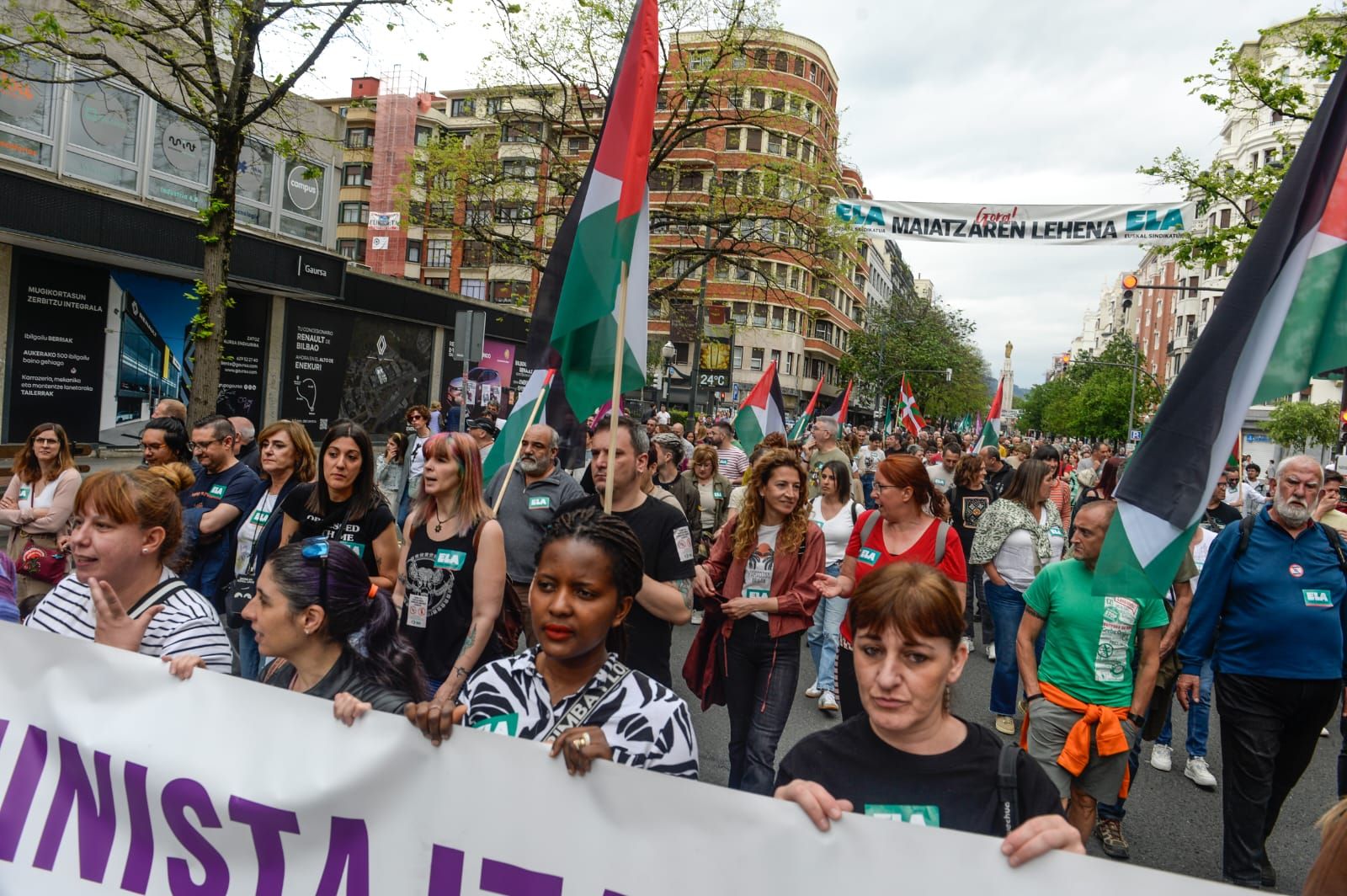 Las manifestaciones por el 1 de mayo, en imágenes