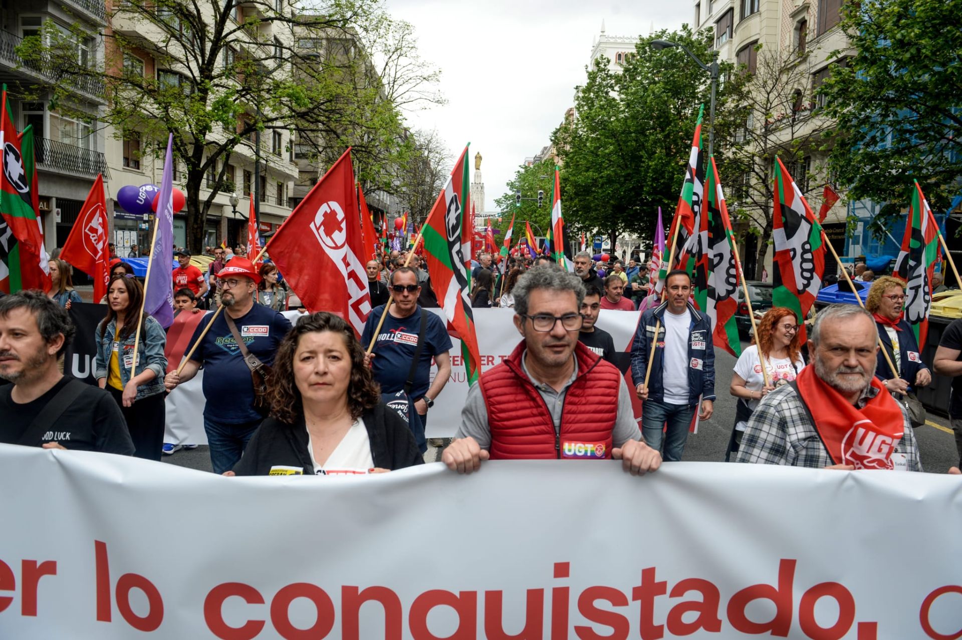 Las manifestaciones por el 1 de mayo, en imágenes