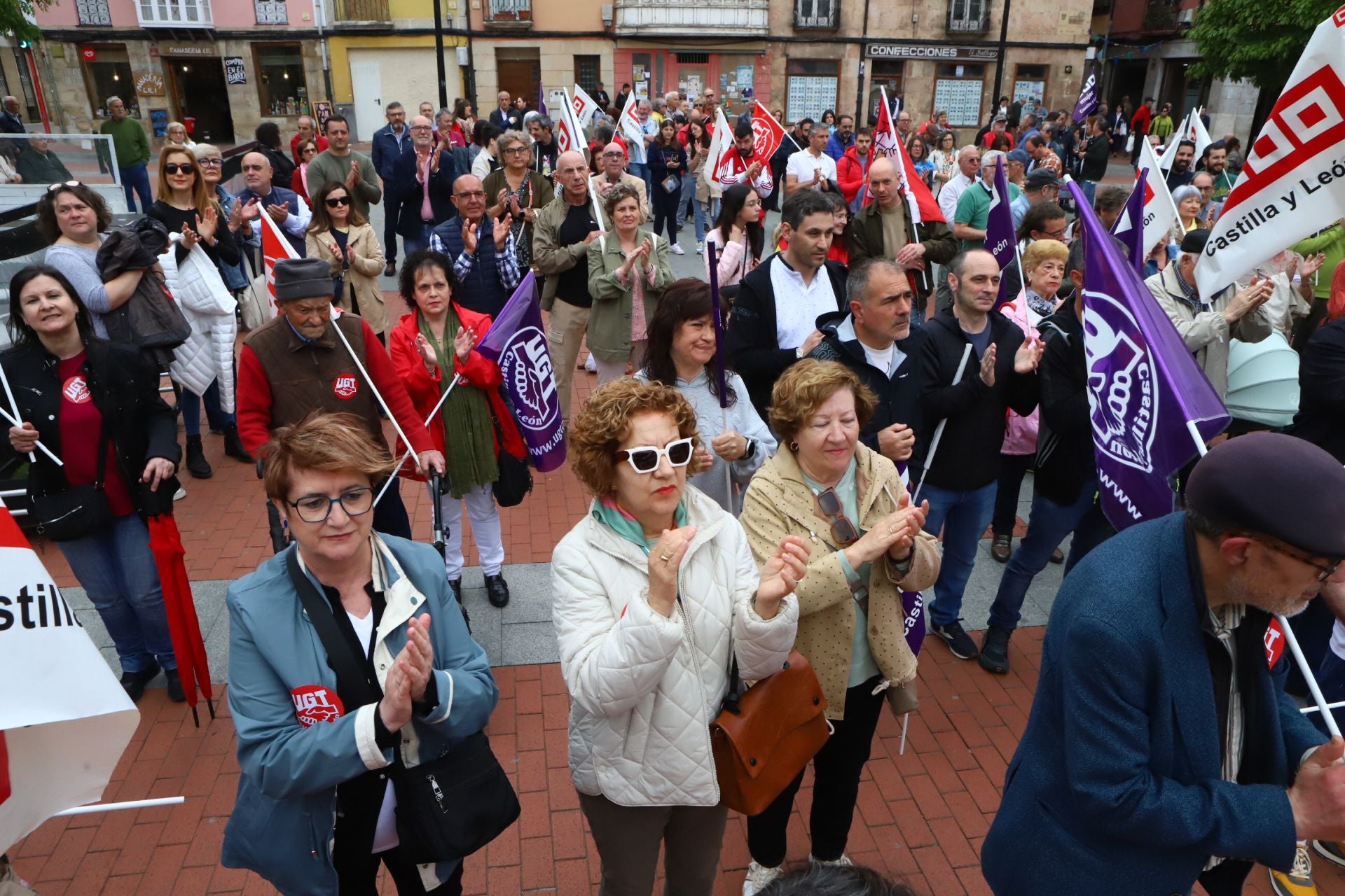 La movilización concluía en la plaza de España