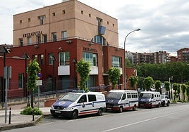 Imagen de la comisaría de la Ertzaintza en Sestao.