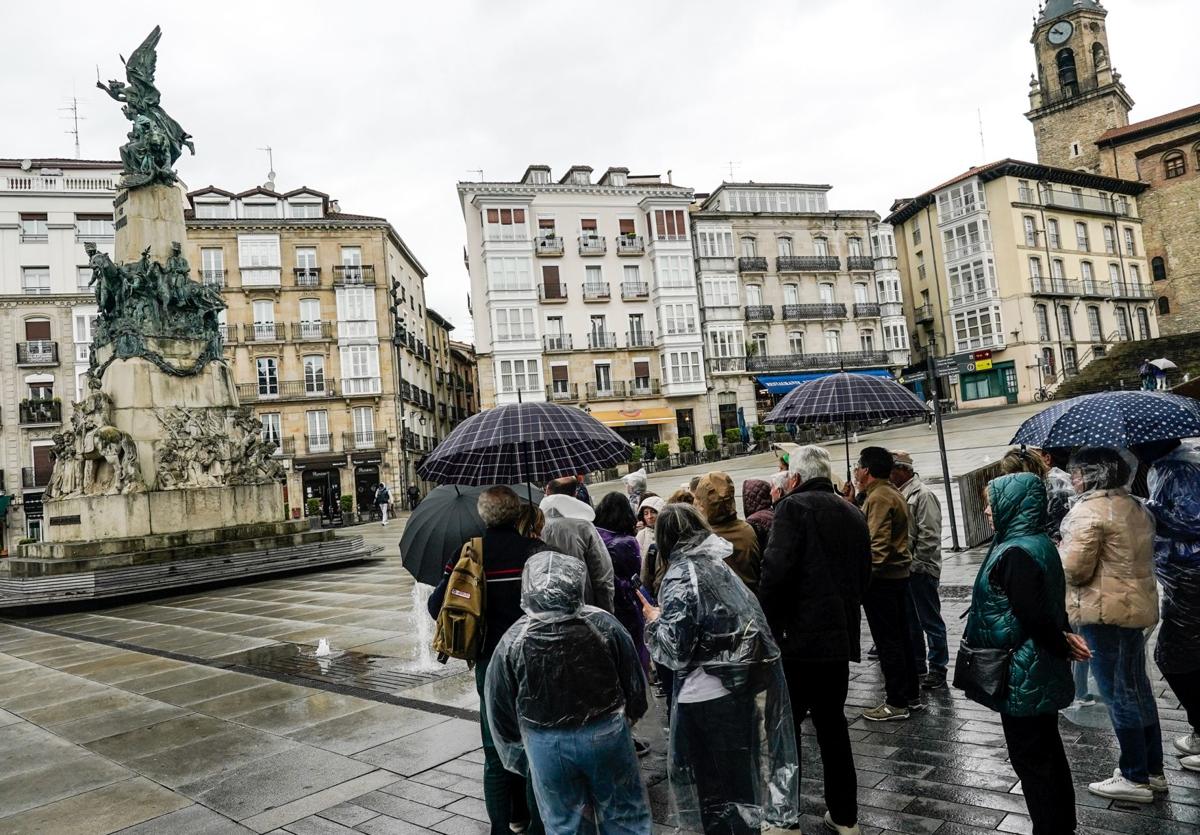 Aviso amarillo en Álava por «intensas» lluvias hasta la media tarde de este viernes
