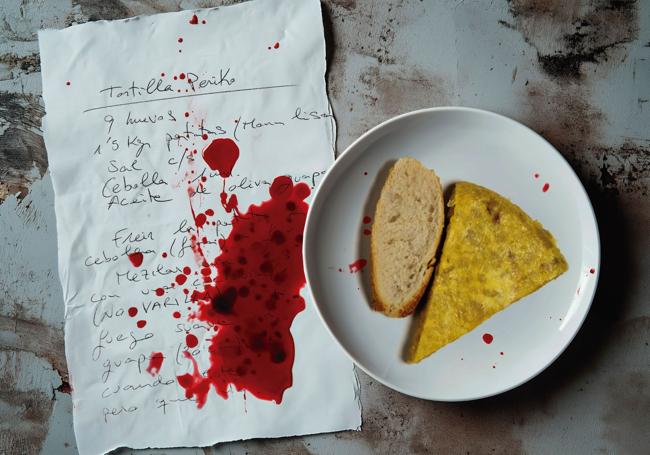 Receta gore de la tortilla de patatas de Periko del Galatea.