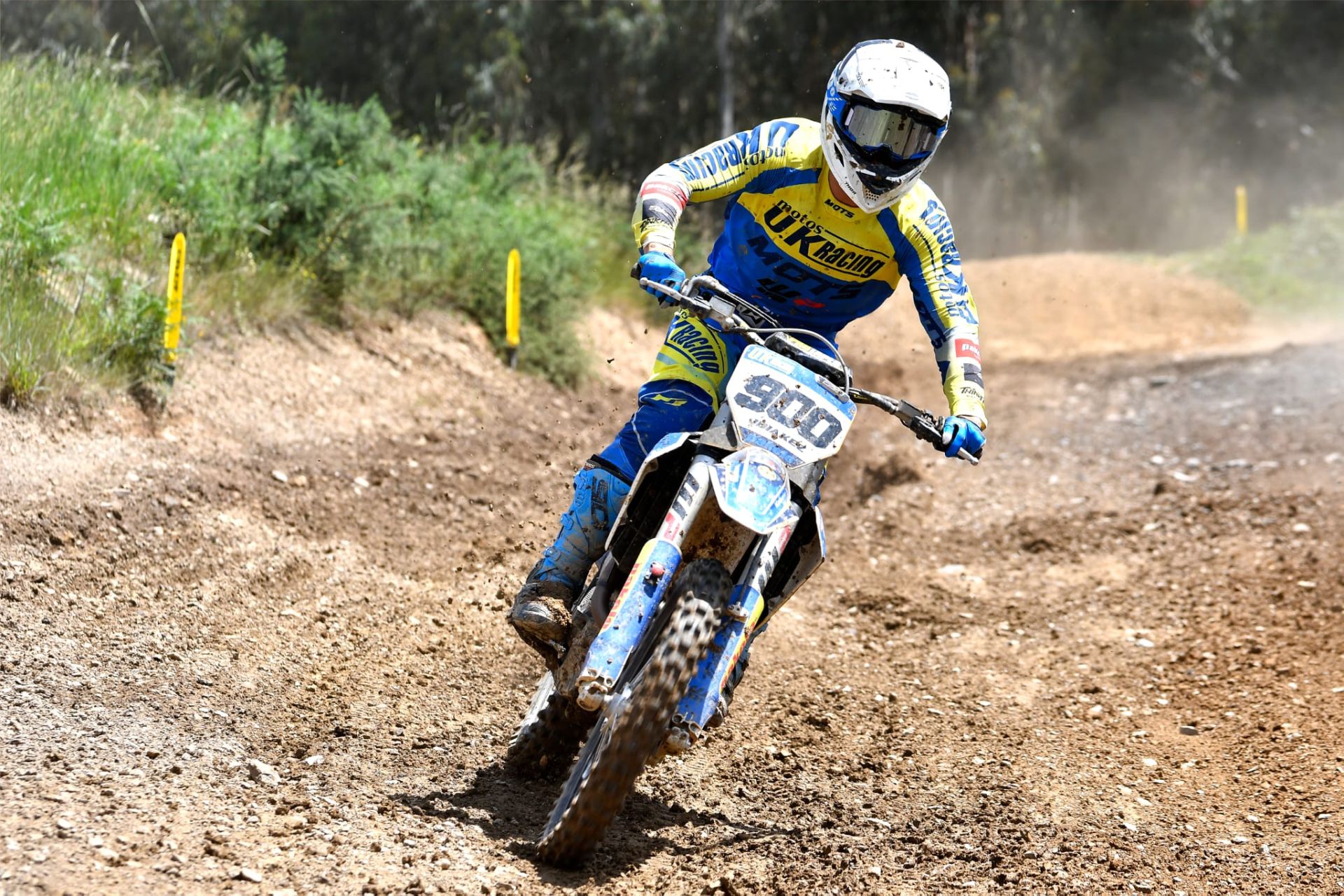 Jon Idiakez, a por el liderato en el Campeonato de Euskadi de motocross