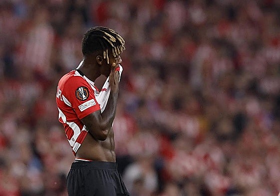 Nico Willimans, en un entrenamiento esta semana.