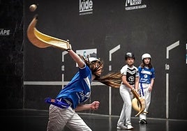 Varias de las puntistas participantes en la última edición del torneo femenino de Berriatua.