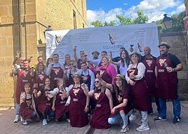 Imagen de algunos de los bodegueros que participan en el festival.