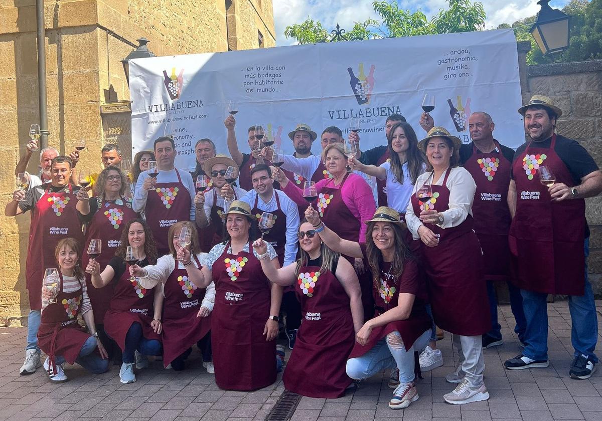 Más de 800 personas celebran la cultura del vino en Villabuena de Álava