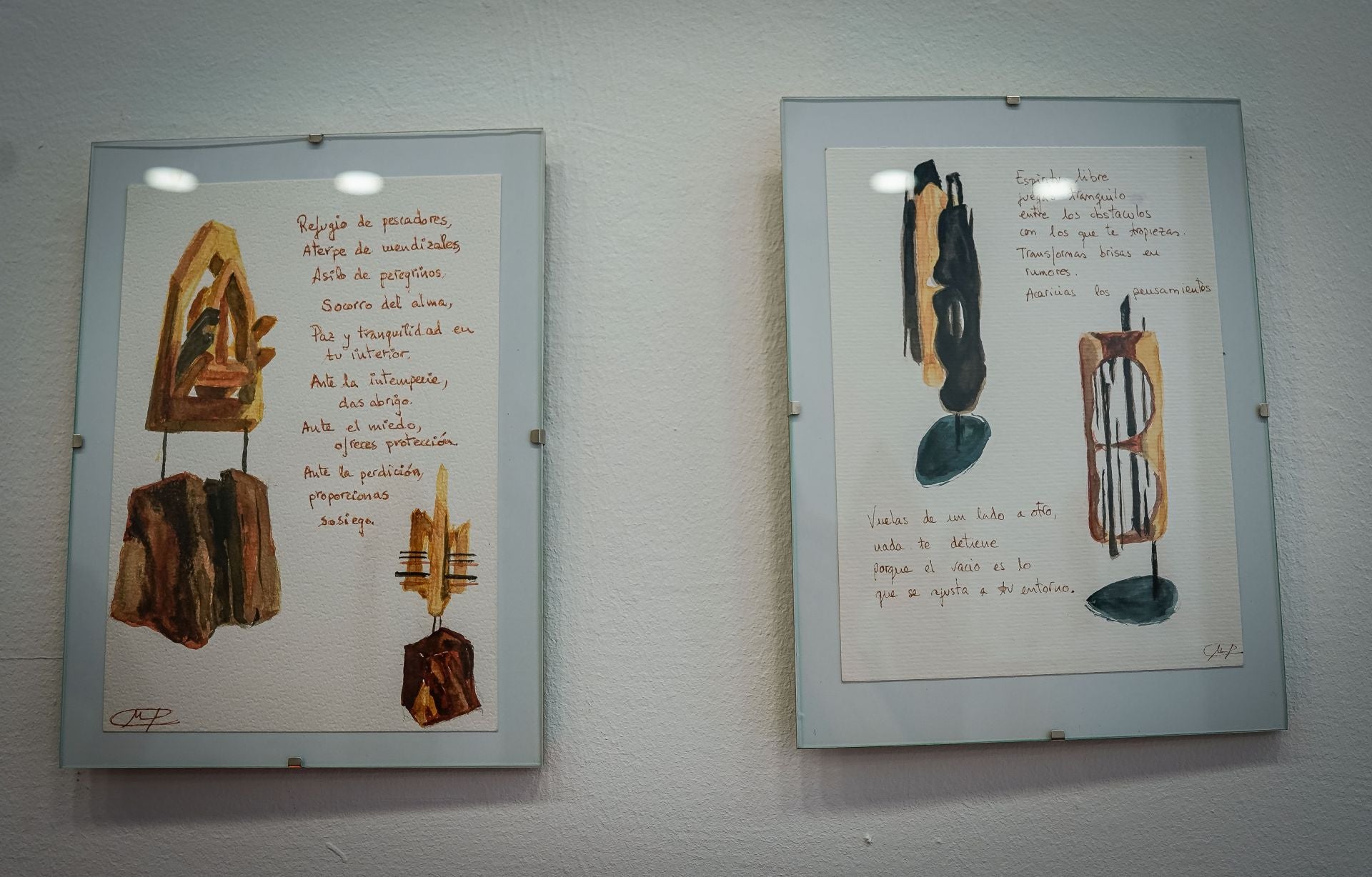 Marcos, el carpintero que ha abierto una tienda efímera en Bilbao con sus exitosas esculturas de madera