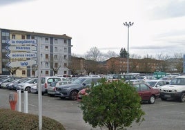 Imagen del actual estacionamiento de Arzubia en Traña-Matiena.