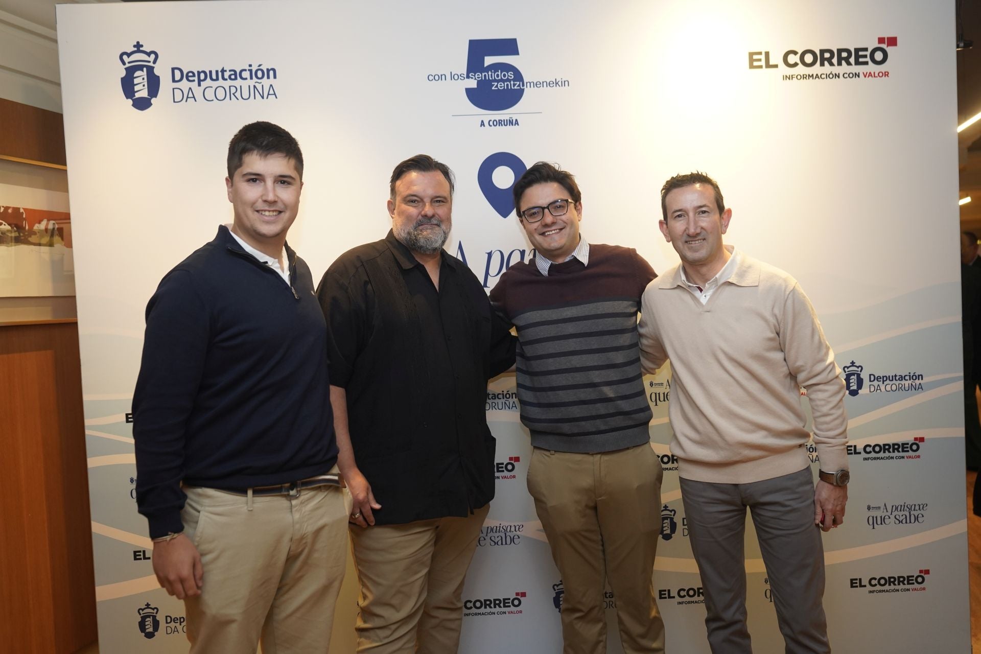 Jon Larrabide, Alberto Solana Barrio, Alberto Solana Mateu y Óscar Valdés.