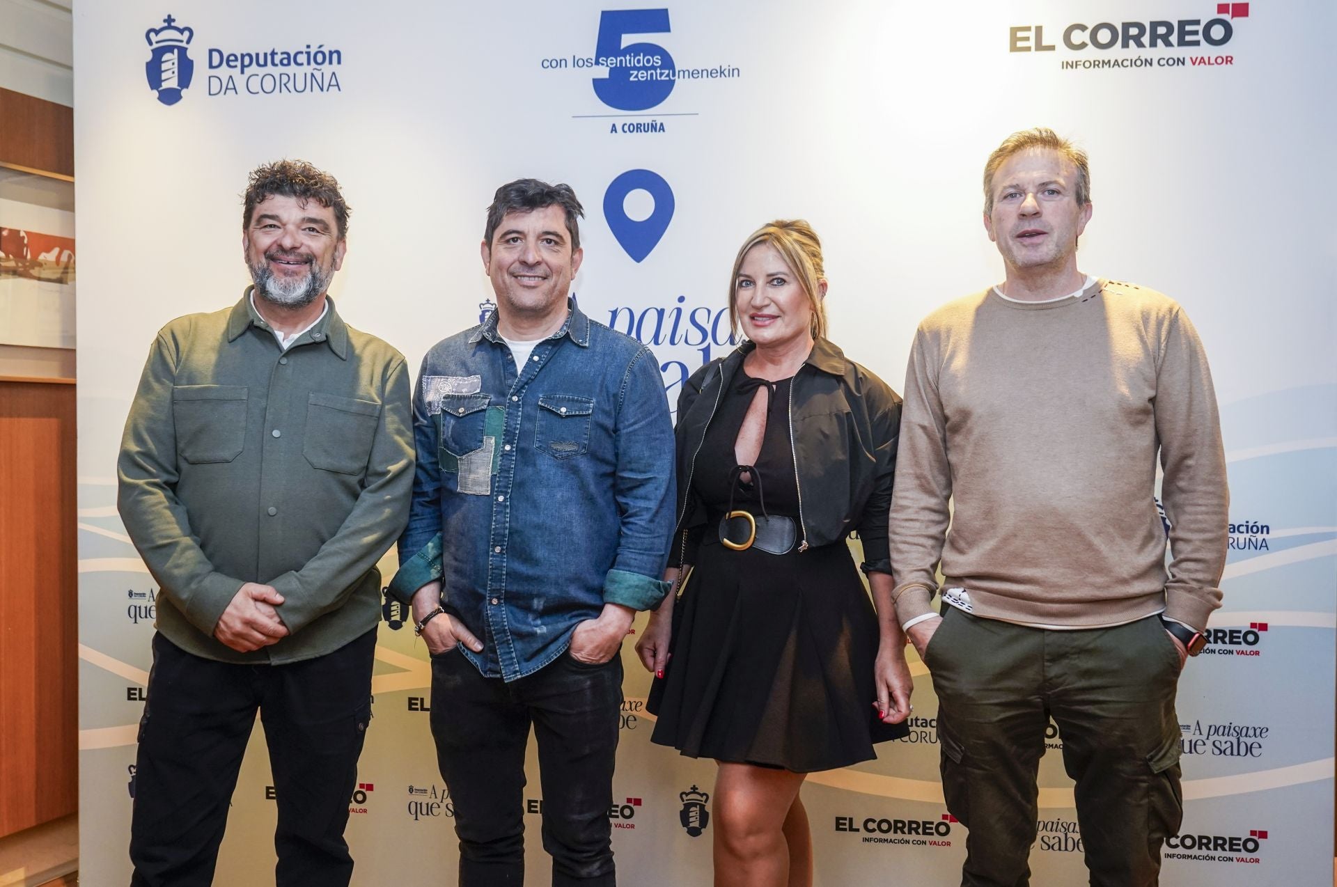 Marcial Alcón, Ángel María Alcón, María José Sáez de Cortázar y Juan Carlos Arana.