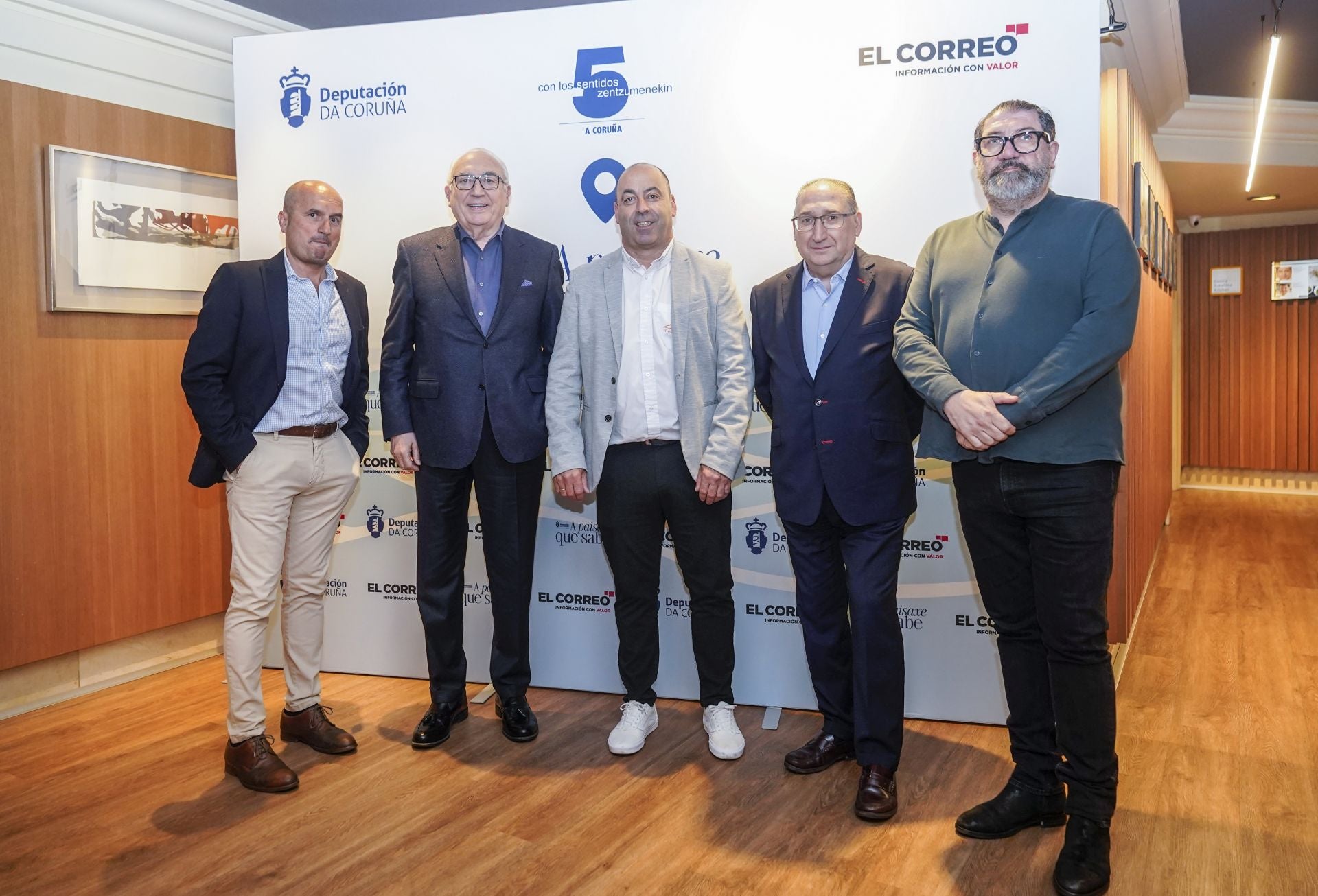 Juan Blanco, Gonzalo Antón, Jorge López Pena, Felipe García y Juan Carlos Antolín. 