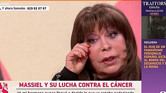 Massiel se rompe al hablar de su lucha contra el cáncer: «No se lo conté a mi hermano porque se estaba muriendo»