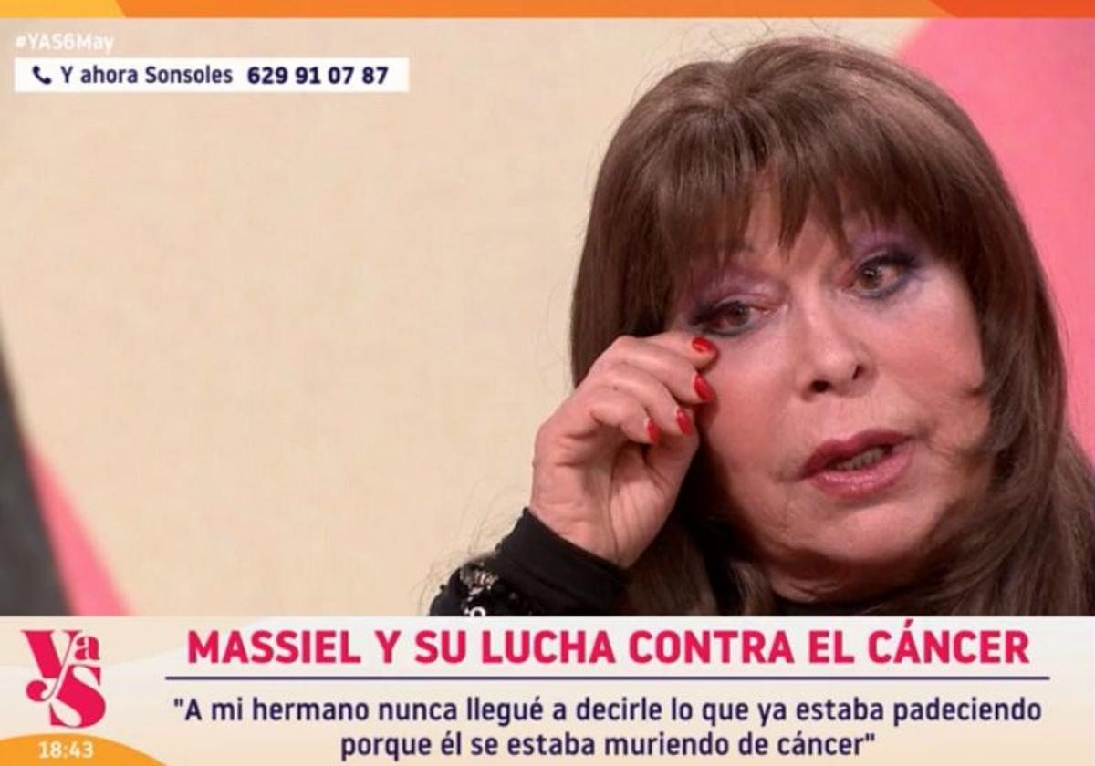 Massiel se rompe al hablar de su lucha contra el cáncer: «No se lo conté a mi hermano porque se estaba muriendo»
