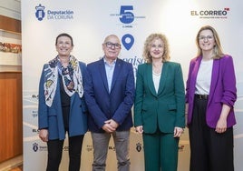 Maite Maqueda, Xosé Regueira, Cristina González y María Nanclares.