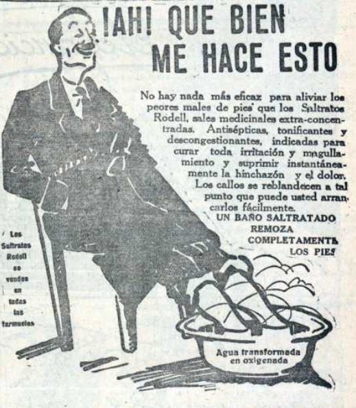 Los Saltratos Rodell, sales medicinales extraconcentradas.