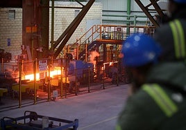 La siderurgia es uno de los sectores puestos en la punta de mira por los aranceles de Trump.