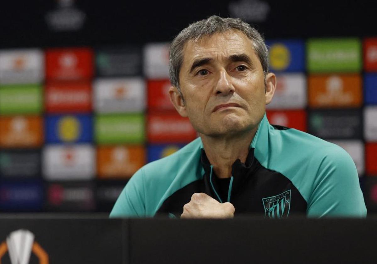 En directo: Yeray y Valverde, en la rueda de prensa previa al Manchester United-Athletic de la Europa League