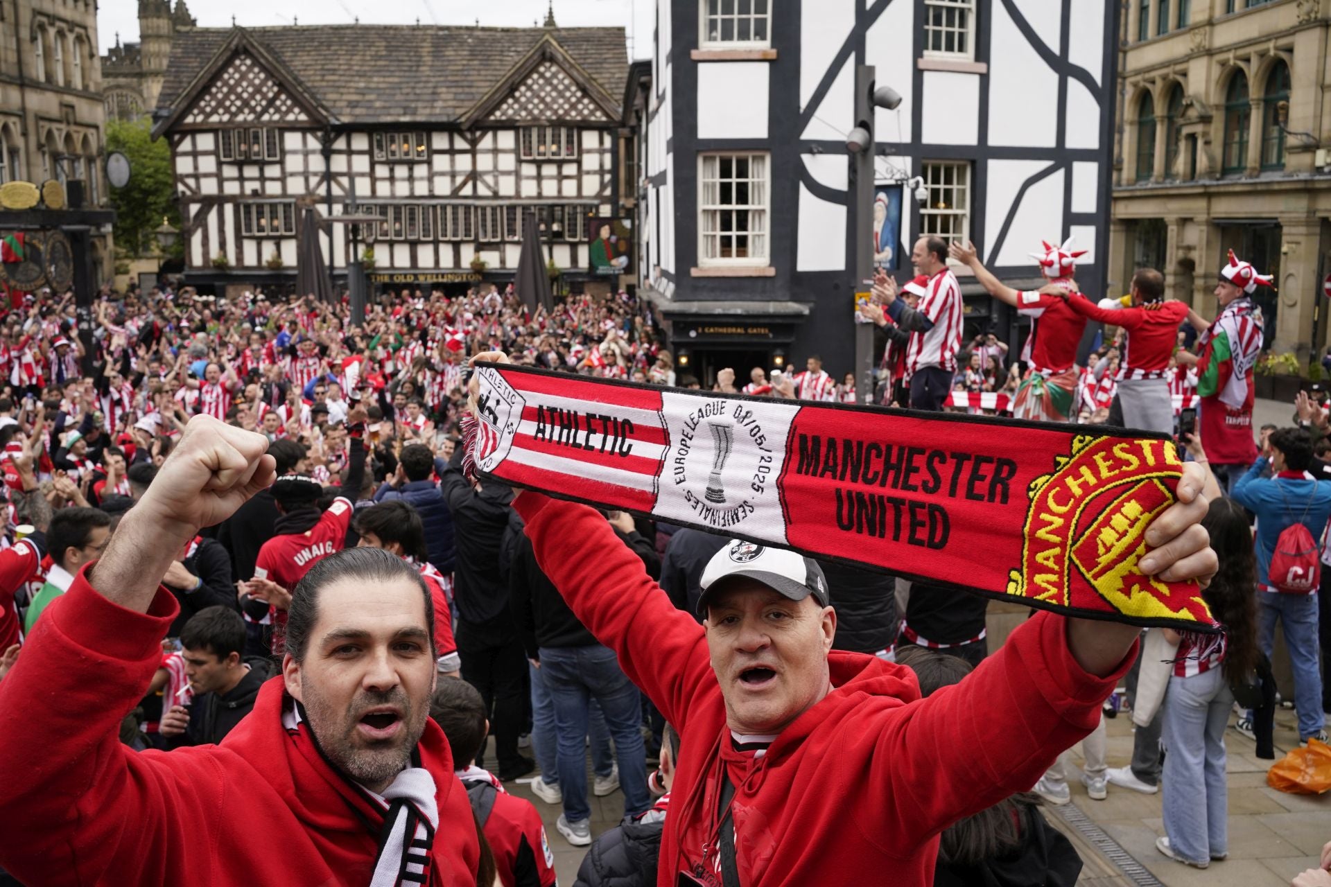 Todas las imágenes de la previa del Manchester United-Athletic