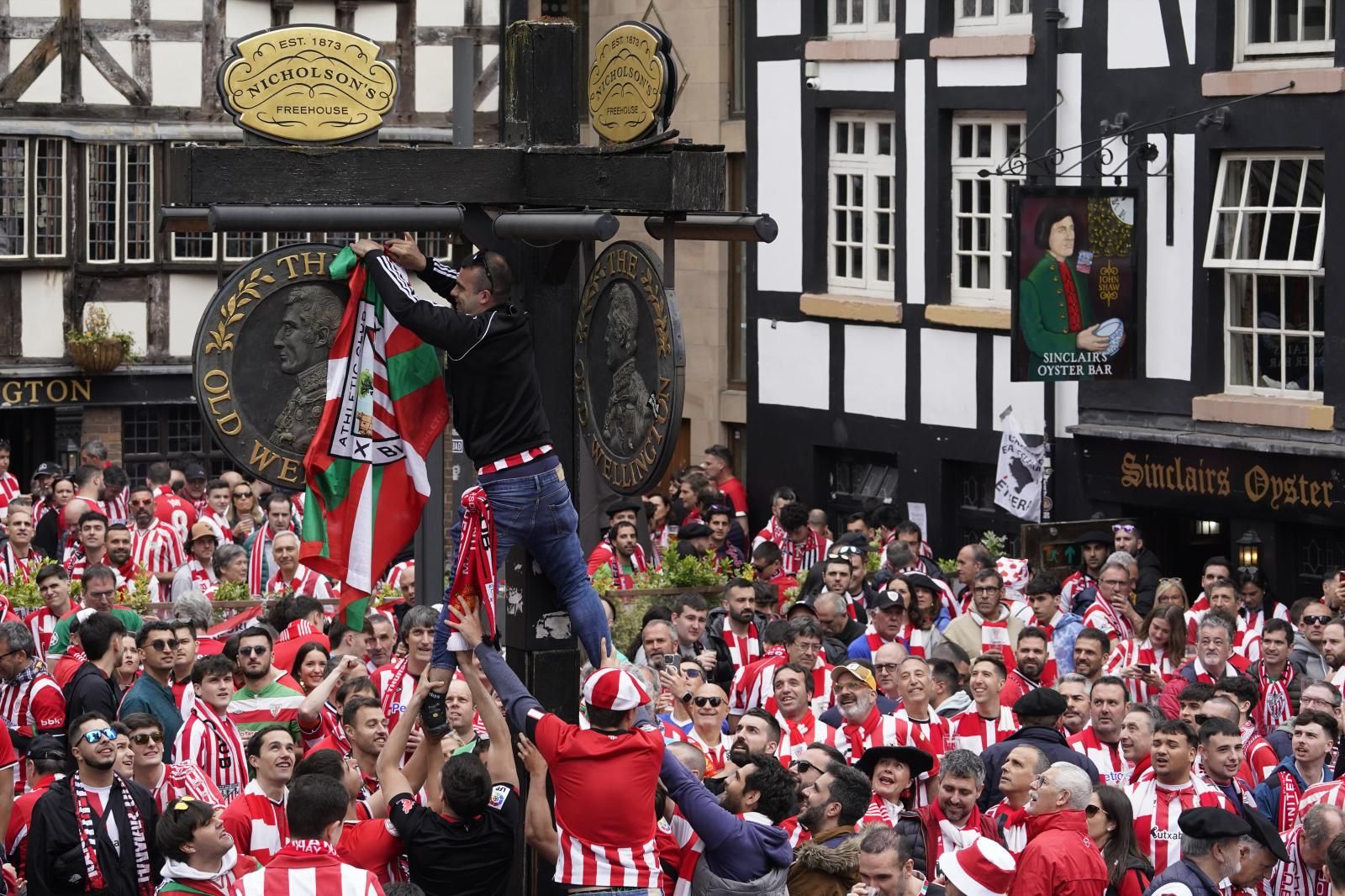 Todas las imágenes de la previa del Manchester United-Athletic