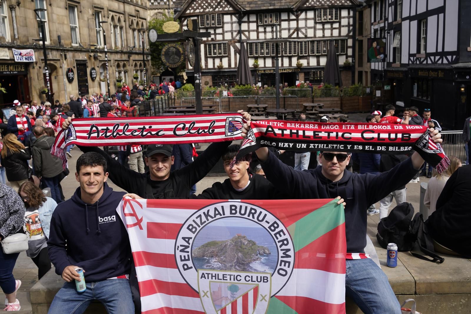 Todas las imágenes de la previa del Manchester United-Athletic