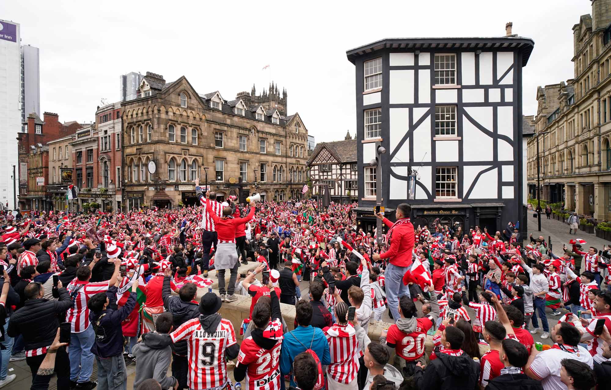 Todas las imágenes de la previa del Manchester United-Athletic
