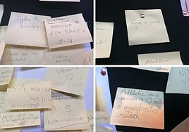 Los hinchas rojiblancos piden un milagro en la Catedral de Manchester: «Ganar 1-5»