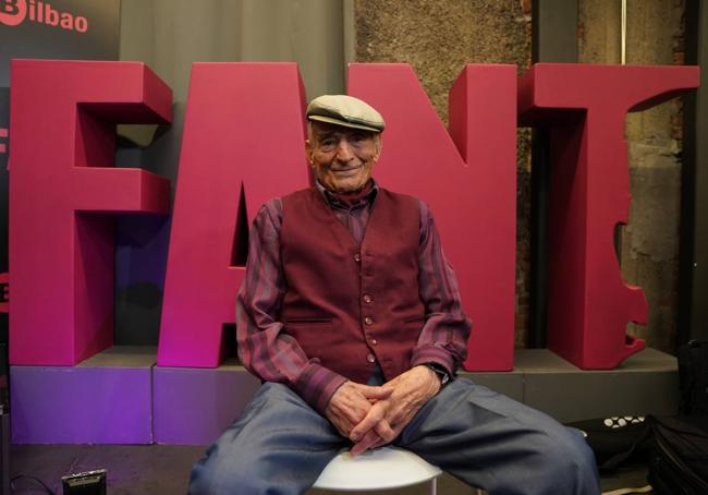 Saturnino García en el FANT bilbaíno.