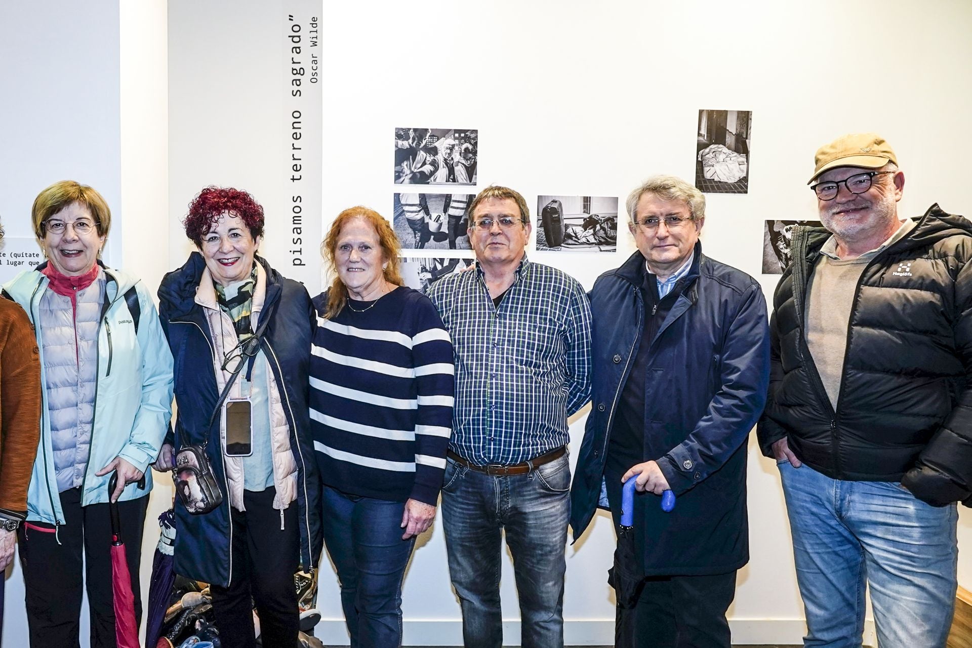 Marian y Juncal Durand, Nuria Martínez, Carlos Díez, Javier Sáez de Buruaga y Jesús Miguel Sánchez.