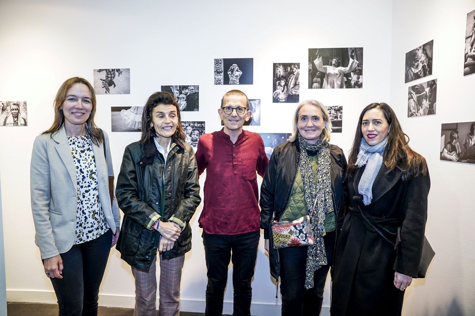 Arantxa Ibáñez de Opacua, Nerea Melgosa, Fidel Molina, Olga Fernández de Larrea y Sara Alva.