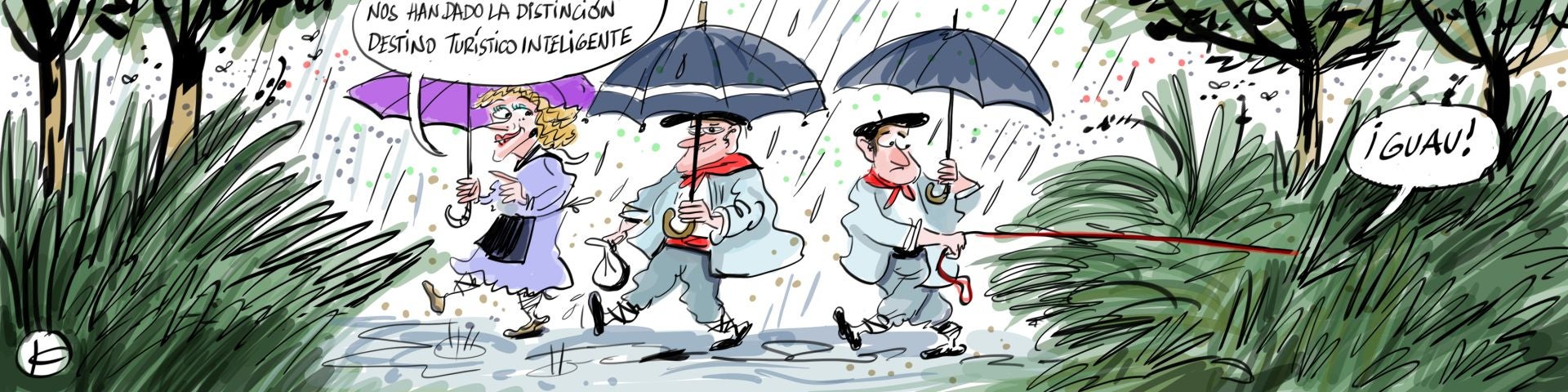 La viñeta de Cerrajería sobre la entrada de Vitoria en el club de los 8 «destinos turísticos inteligentes» de España