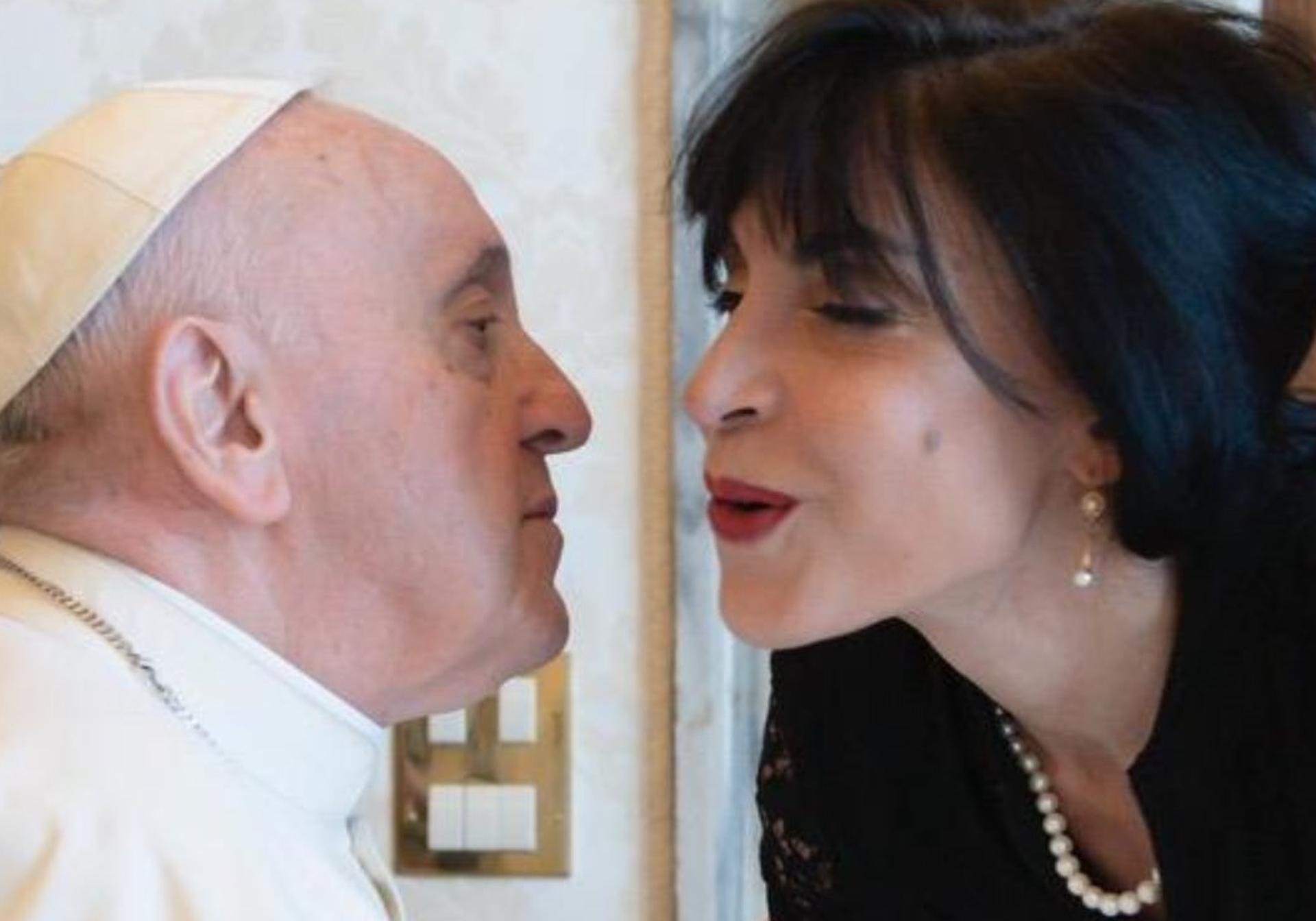 Junto al Papa Francisco.