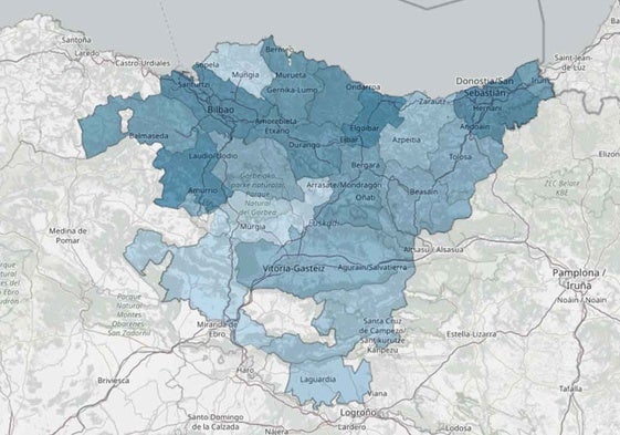 Del 54% de Vitoria al 65% de Ayala: así se ha desplomado la natalidad en medio siglo en Álava