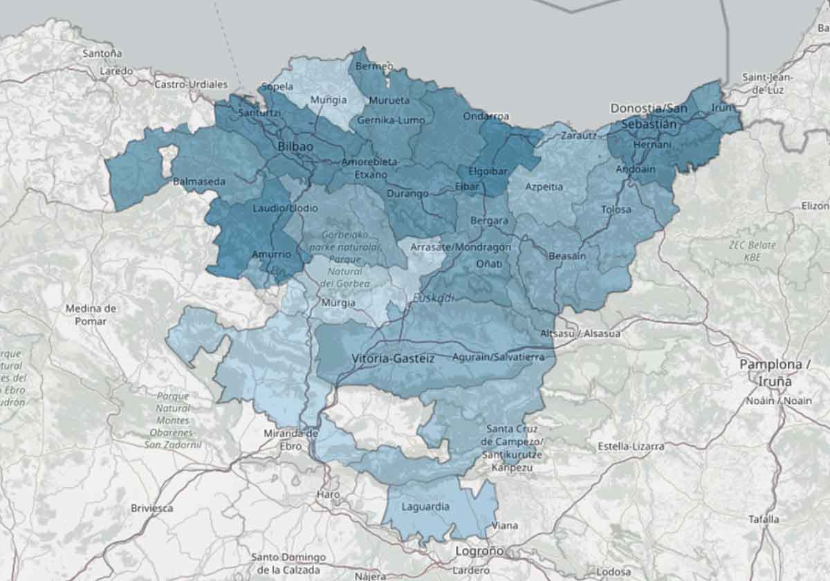 La natalidad se desploma un 70% en Bizkaia en medio siglo arrastrada por el Gran Bilbao