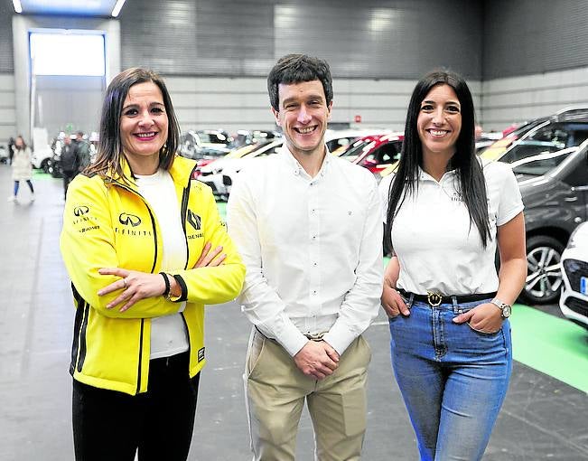 Ainara Martín, Koldo Mujika y Aitziber Bartolomé.