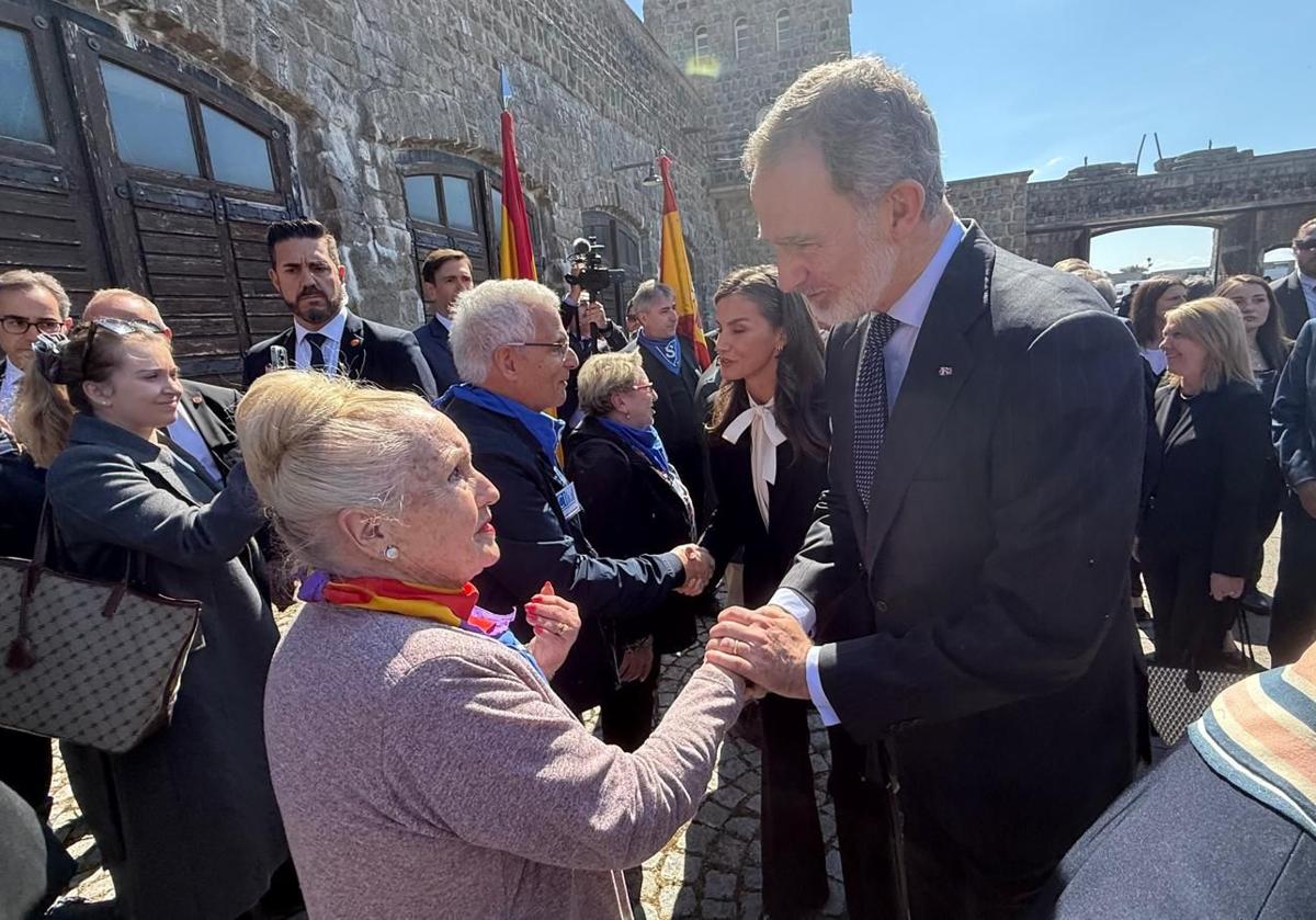 La visita de los Reyes a Mauthausen, en imágenes