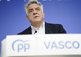 El presidente de los populares vascos, Javier de Andrés.