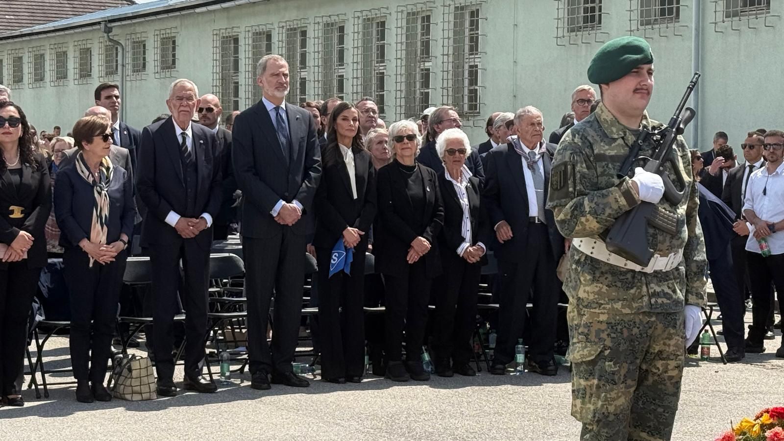 La visita de los Reyes a Mauthausen, en imágenes