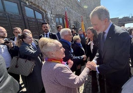 La visita de los Reyes a Mauthausen, en imágenes