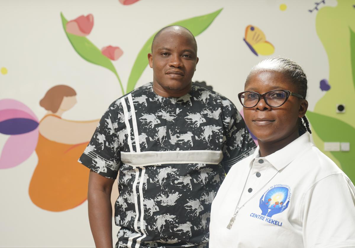 Lucie Anne Mulata y Tsandja Afagnon Messan forman parte del proyecto Kekeli.
