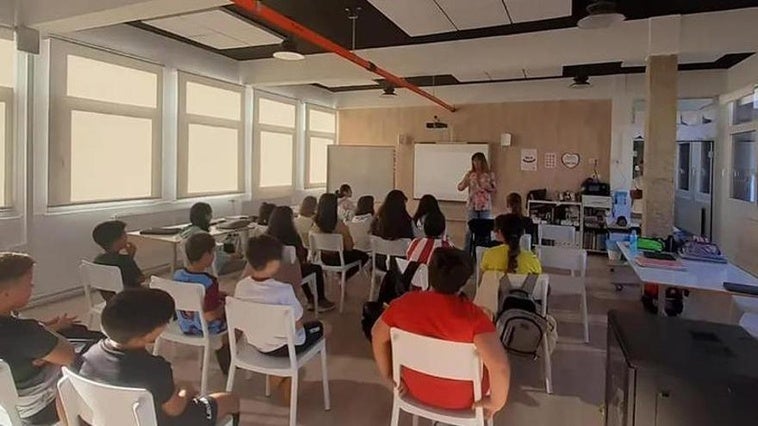 La campaña solidaria ha sido desarrollada por alumnos de quinto y sexto del centro Mertzede ikastetxea de Gernika.