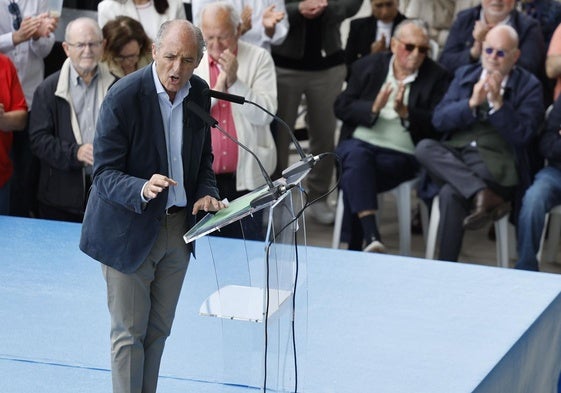 Francisco Camps, en el acto del sábado.